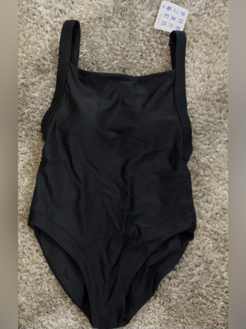 Wonderfully Made Classic Black One-Piece Swimsuit